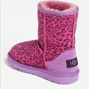 Ugg Leopard Print Short Boot